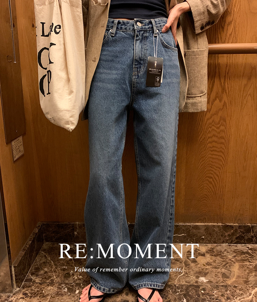 [RE:Moment/s Same day delivery] Made. Toes Dark Denim Wide Denim