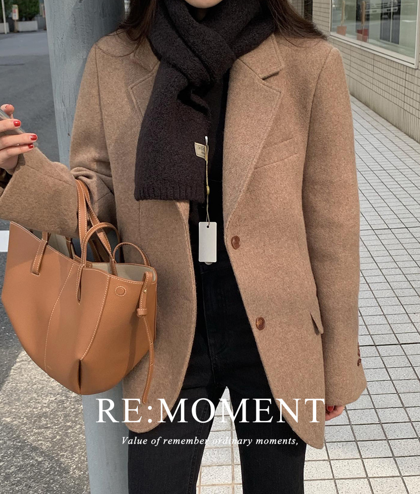 [RE:Moment/Same-day delivery] Made. Heather Shirtland Wool Jacket