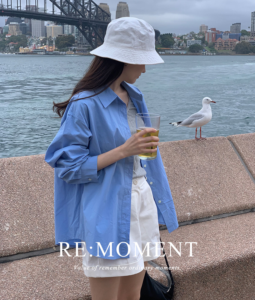 [RE:MOMENT/Sent on the same day without ivory] Made. Ner Premium Basic Cotton Shirt 4 colors!