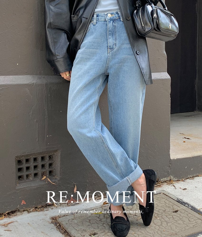 [RE:MOMENT/Same-day delivery made. see-through wide denim pants