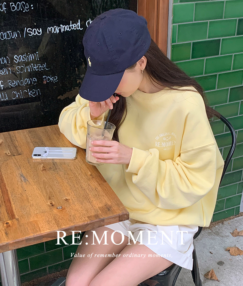 [RE:MOMENT/Sent for the day] Made. Ricca Printed Sweatshirt 4 colors!