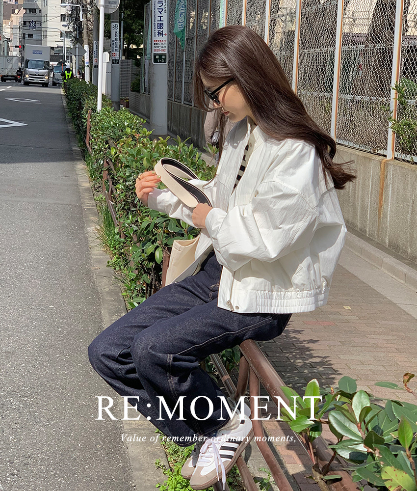 [RE:MOMENT/Same-day delivery] Made.Dave blouson jumper 3 colors!