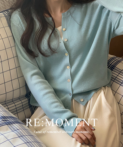 [RE:MOMENT] Made. Cleans Soft Basic Cardigan 4 colors!
