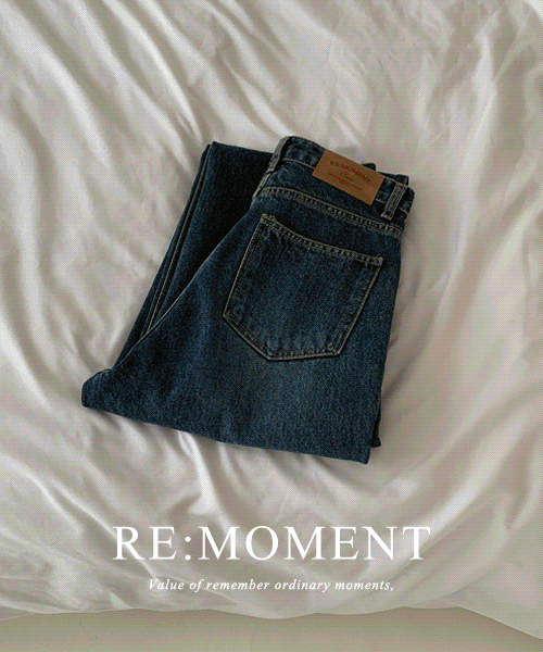 [RE:MOMENT] Made. Mute wide denim pants.