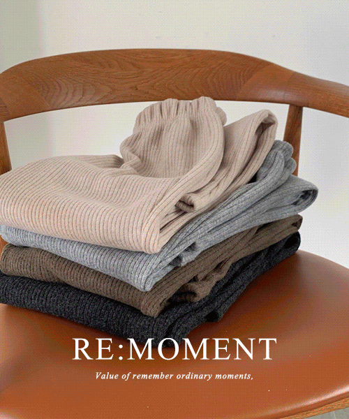 [RE:MOMENT/Eye, Deep Characters sent on the same day] Made. Rhodon Semi Bootcut Knit Pants 4 colors!