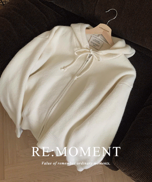 [RE:MOMENT/Same-day delivery] Made. Leanne Knit Hood Zip-Up 3 colors!