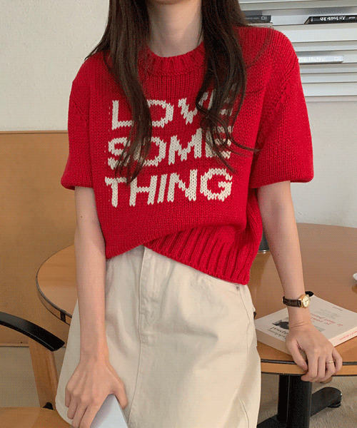 Love Something Short-Sleeved Knitwear 3 colors!