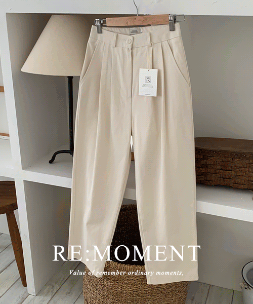 [RE:MOMENT/Same-day delivery] Made. Ned. Two Pintuck Cotton Pants 2 colors!