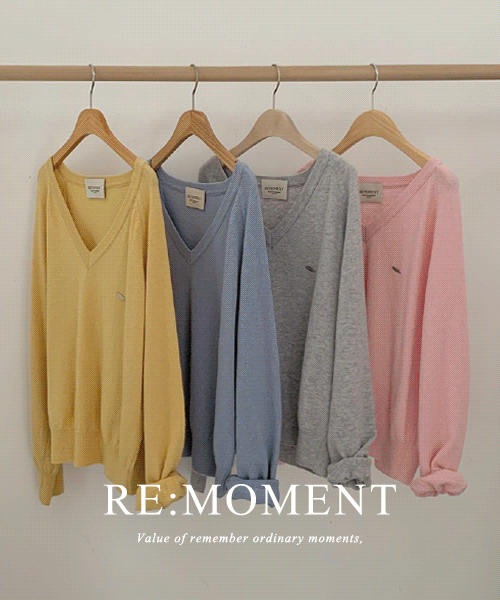 [RE:MOMENT/Same-day delivery] made. Rubin&#039;s V-neck cashmere knitwear 4 colors!