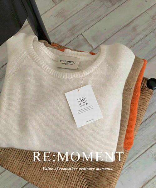 [RE:MOMENT/Same-day delivery] Made. Brit wool round knit 3 colors!