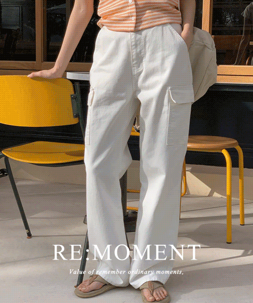 [1000 photos!) [RE:MOMENT/Sent on the same day except navy] Made. Falls Cargo Pants 4 colors!