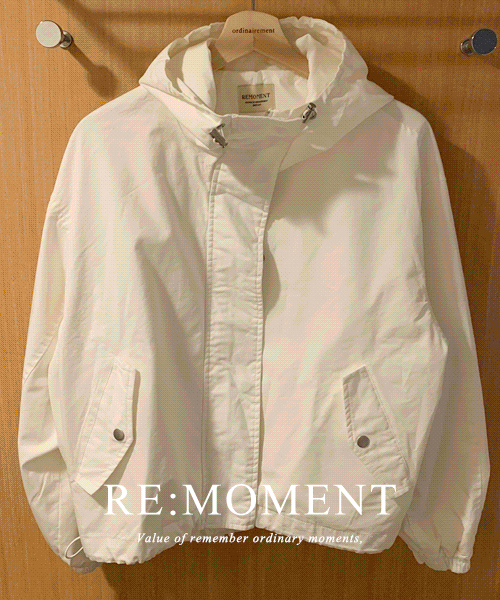 [RE:MOMENT/Same-day delivery] Made. Shino hooded bomber jacket 2 colors!