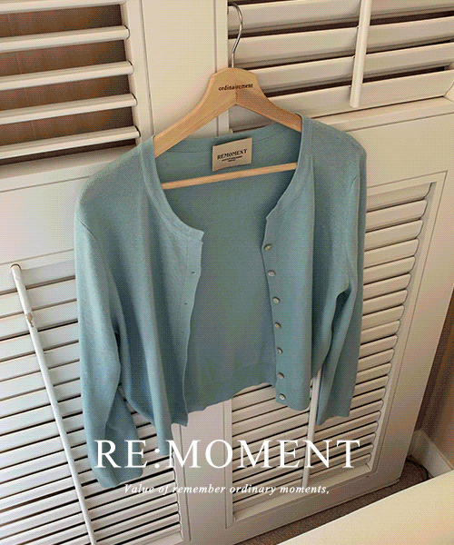 [RE:MOMENT/Sent on the same day] Made. Cleans Soft Basic Cardigan 4 colors!