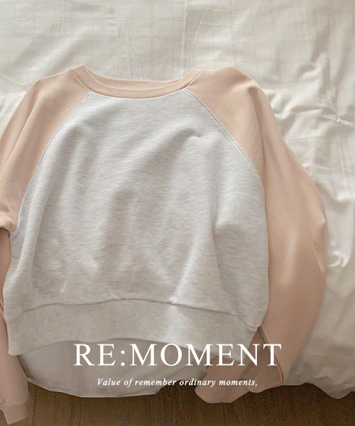 [RE:MOMENT/Same-day delivery] Monde Colored Raglan Sweatshirt 2 colors!