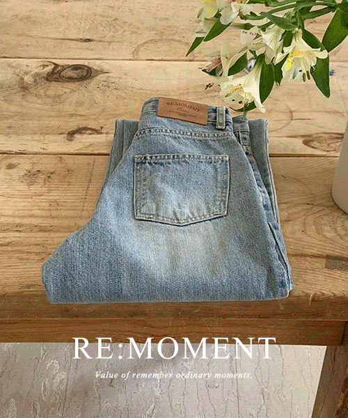 [RE:Moment/Same-day delivery] Made. Tate Light blue wide denim pants