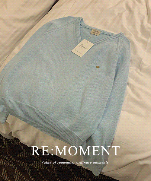 [Over 5000 copies!] [RE:MOMENT/10 days] Made. Again Cotton V-neck Knit 4 colors!