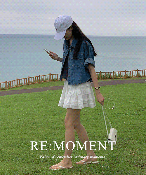 [RE:MOMENT] made.TOVE 短袖 牛仔 夹克 2颜色!