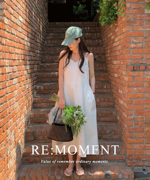 (7% discount until 6 p.m. on Saturday) [RE:MOMENT] made.Merin bustier long dress