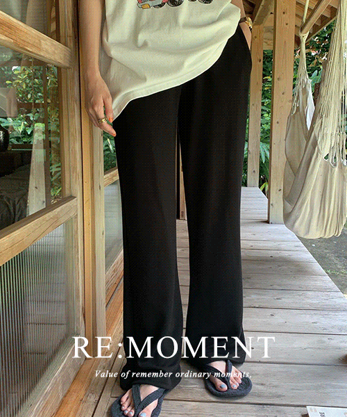 [RE:MOMENT/Say 7 days] Made.Cillin Semi-Bootcut Sweat Pants 2 colors!
