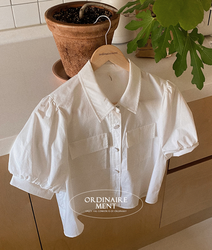 [OMEN made/White same-day delivery] (Summer ver.) Charmant blouse 2 colors!