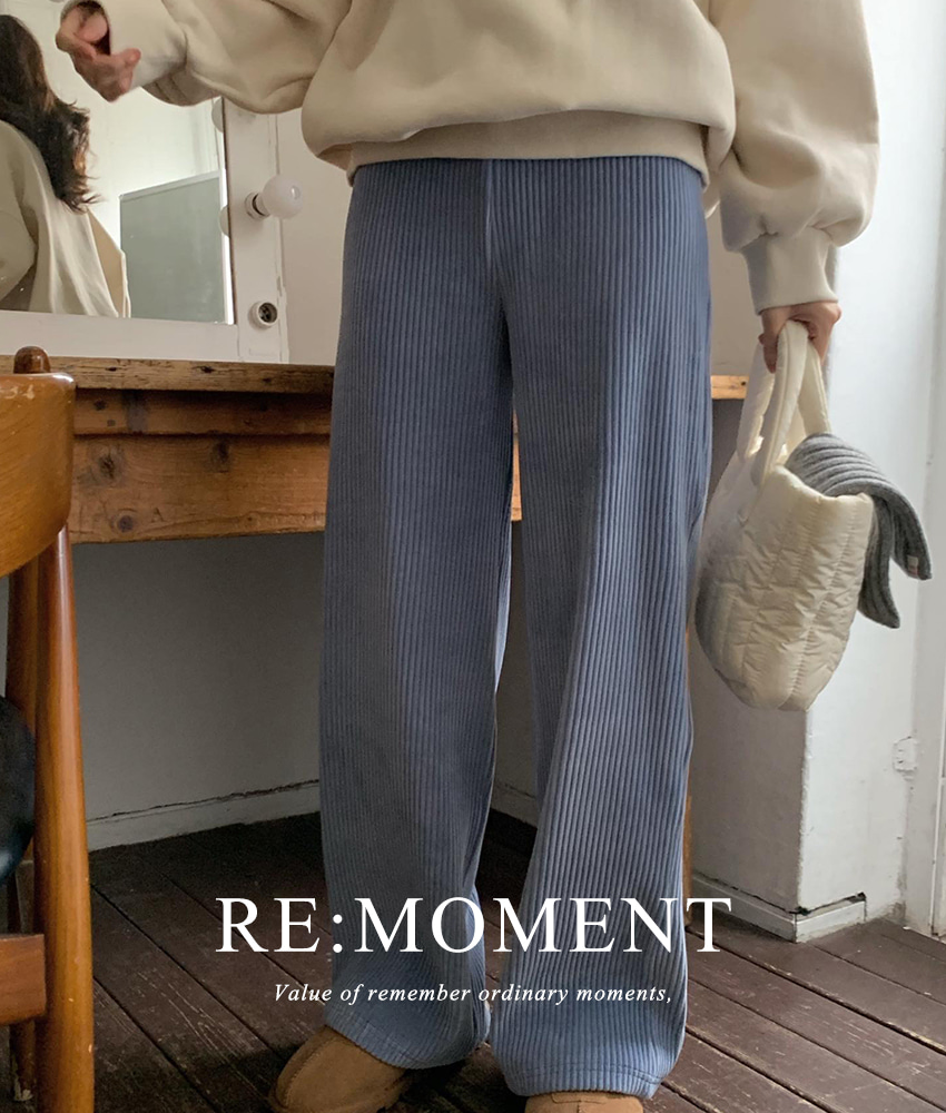 [RE:MOMENT/Same-day delivery] Made. Sugar Beloa Wide Banded Pants 4 colors!