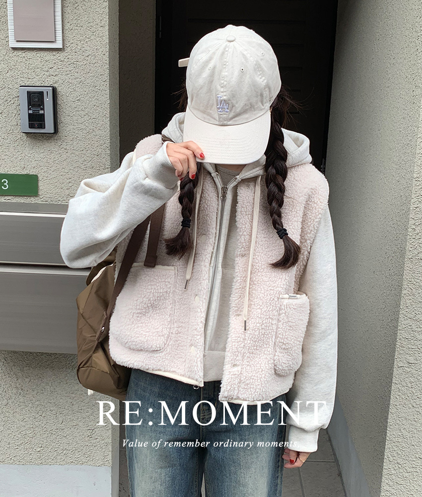 [RE:MOMENT] made.フォグ フリース ベスト2color！