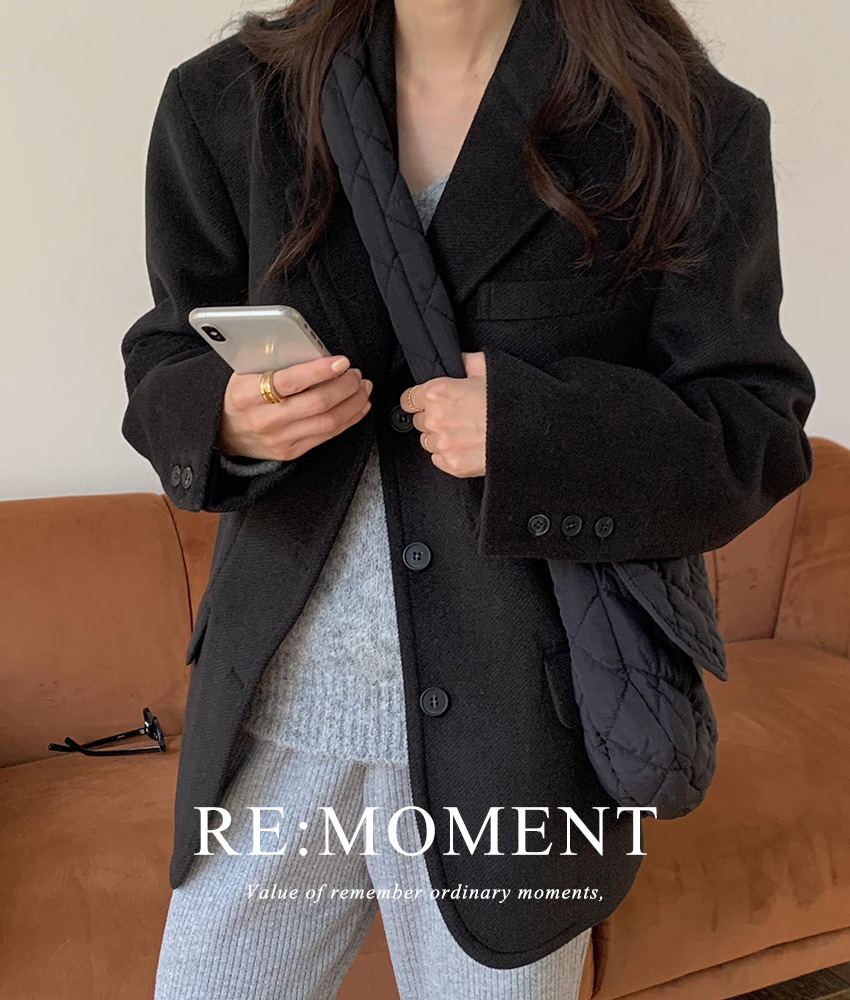 [RE:MOMENT/Sent on the same day except for black] Made. Classic wool single jacket 3 colors!