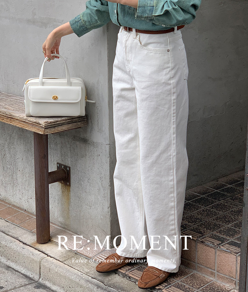 [RE:MOMENT/Same-day delivery] Made. First cotton wide pants
