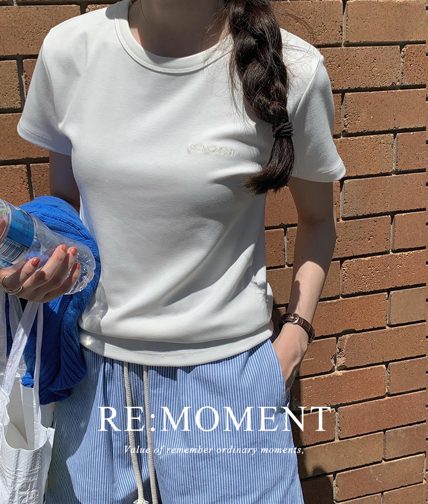 [RE:MOMENT/Sent to beige day] Made. Manny Soft Short Sleeve T-shirt 6 colors!