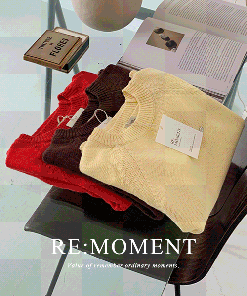 [RE:MOMENT/Same-day delivery] Made. Winnie short-sleeved knitwear 3 colors!