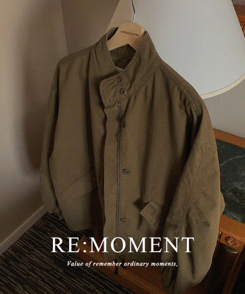 [RE:MOMENT] made. Copen vintage half bomber jacket 3 colors!
