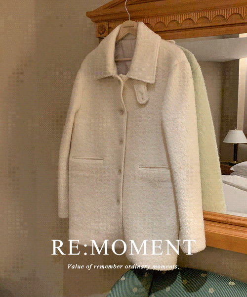 [RE:MOMENT/Same-day delivery] Made. Manton Bookle Half Coat 2 colors!