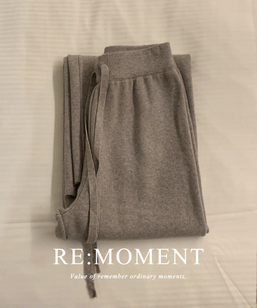 [RE:MOMENT] Made. Bern Wide Knit Pants 4 colors!