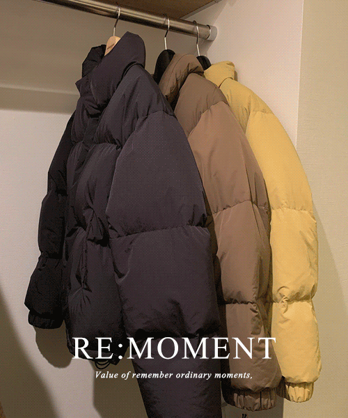 [RE:MOMENT/당일발송] made. 헤론 덕다운 숏 패딩 5color!