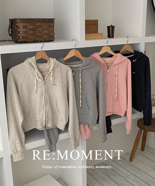 [RE:MOMENT/燕麦片,灰色除外 当天发送] made. mon to way 帽子拉链夹克 7color!