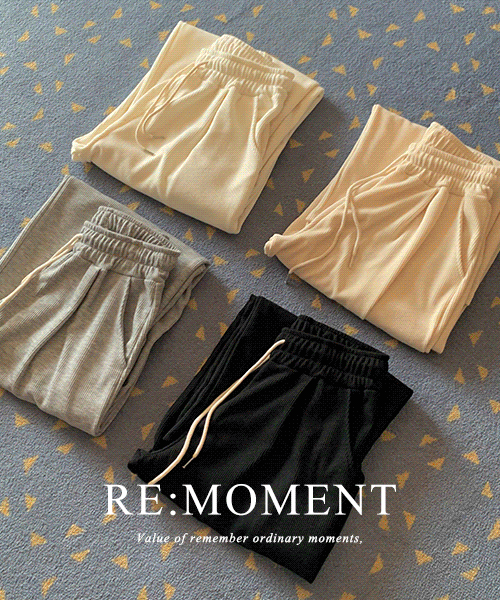 [RE:MOMENT/Sent on the same day except for black] Made. TOPE Wide Ribbed Pants 4 colors!