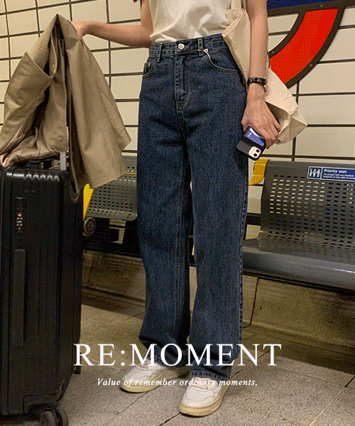 [RE:MOMENT/L Same-day delivery] Made. Tate Dark Denim Pants
