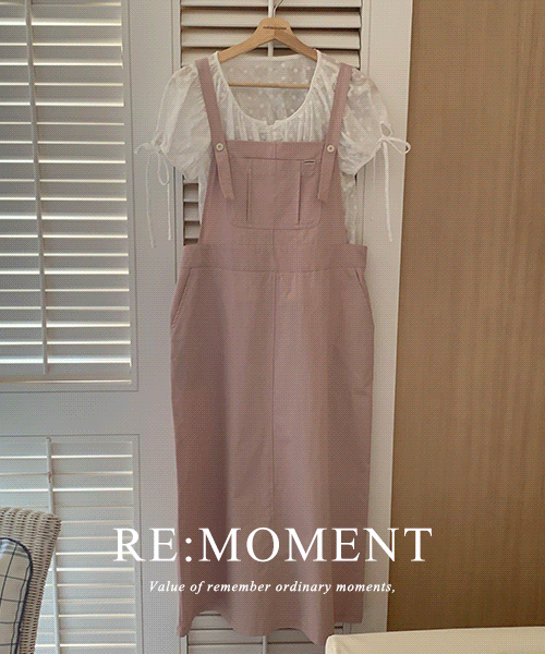 [RE:MOMENT] made. Need Overall Dress (Springver.) 2 colors!