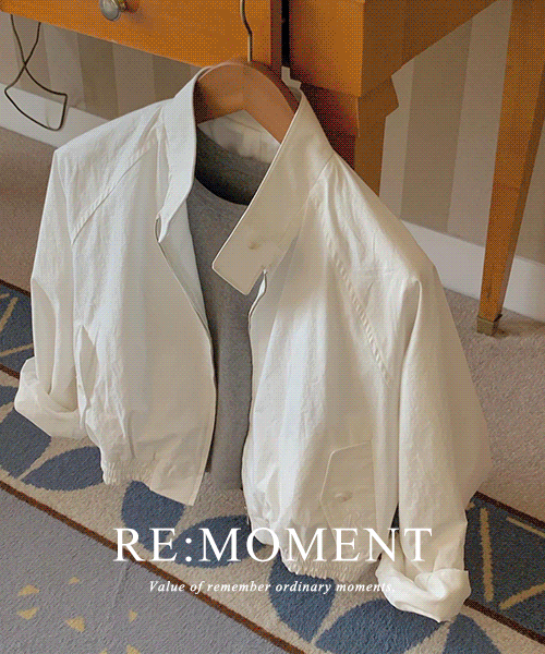 [RE:MOMENT/Sent on the same day except for pink] Made. Remain Cotton Blouson 4 colors!