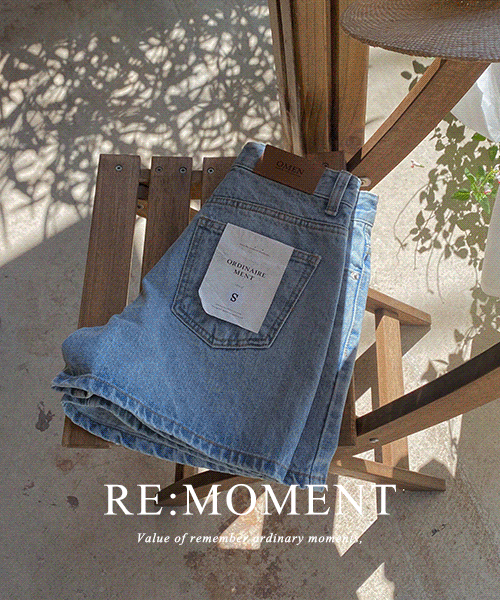 [RE:Moment/Same-day delivery] Made. Signature short denim.