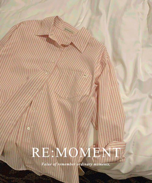 [RE:Moment / 10 days or more] Made. Keir Stripe Shirt 2 colors!