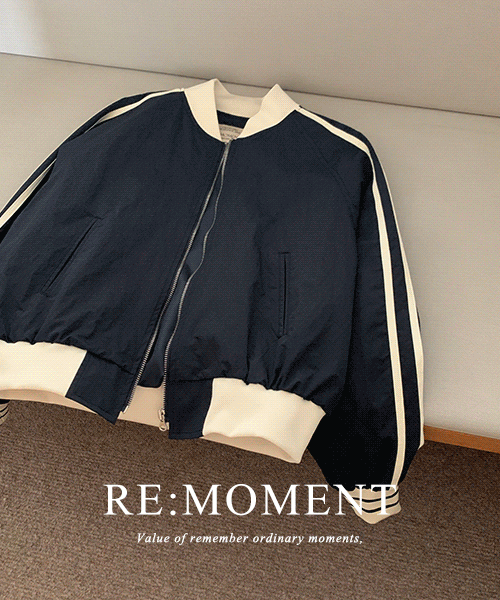 [RE:MOMENT/Sent on Navy day] Made. Week Varsity Jumper 2 colors!