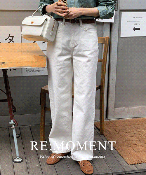 [RE:MOMENT/Same-day delivery] Made. First cotton wide pants